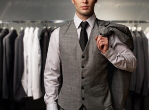 Handsome Man Wearing Suit