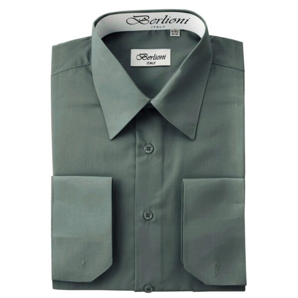Men’s Premium Formal Shirt for Suits in Charcoal Grey Colour