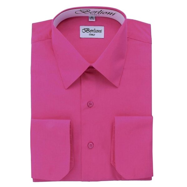Men’s Premium Formal Shirt for Suits in Buegundy Colour