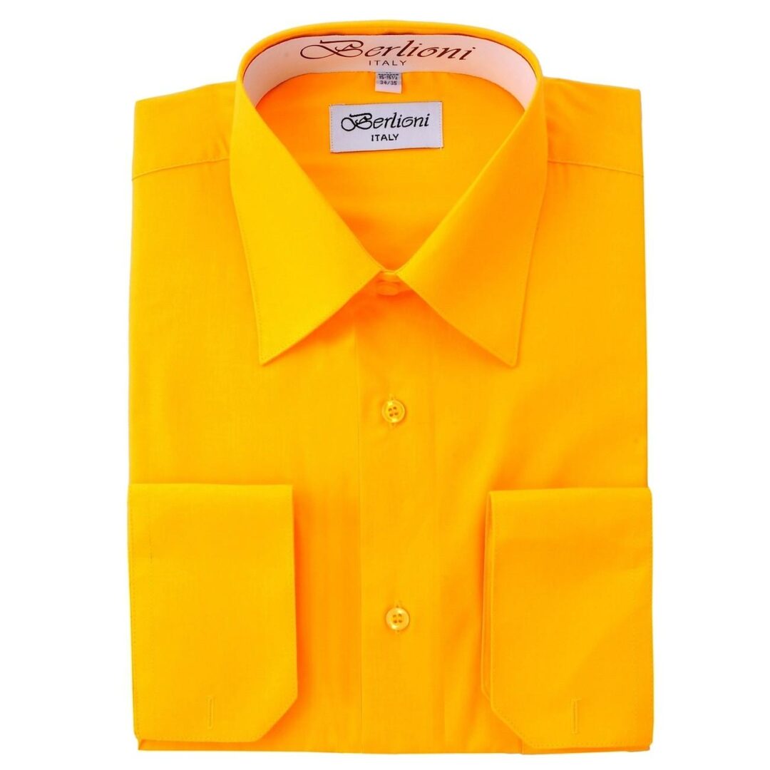 Premium Formal Shirt for Suits in Yellow Colour