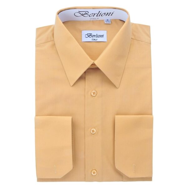 Men’s Premium Formal Shirt for Suits in Brown Colour