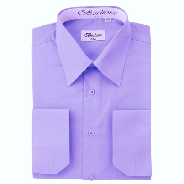 Men’s Premium Formal Shirt for Suits in Purple Colour