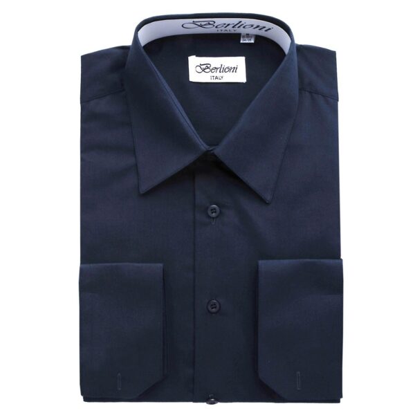Men’s Premium Formal Shirt for Suits in Black Colour