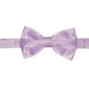 Premium Solid Lavender-Lilac BowTie Pocket Square 4 Piece Set