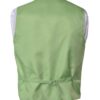Premium Solid Lime Green Vest Pocket Square 4 Piece Set