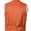 Premium Solid Orange Vest Pocket Square 4 Piece Set Premium Solid Orange Vest Pocket Square 4 Piece Set