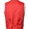 Premium Solid Royal Red Vest Pocket Square 4 Piece Set Premium Solid Royal Red Vest Pocket Square 4 Piece Set