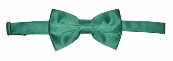 Solid Emerald Green BowTie Set for Suits & Tuxedos