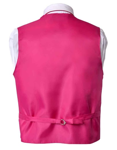 Solid Hot Pink Vest Set for Suits & Tuxedos