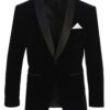 Premium Black on Black Slim fit Five Piece Shawl Lapel Tuxedo