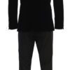Premium Black on Black Slim fit Five Piece Shawl Lapel Tuxedo Set
