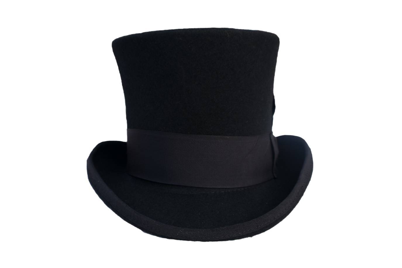 Elegant Men's Black Top Hat