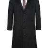 Cashmere Long Jacket-Wool Black Formal Wear Men’s black wool and cashmere topcoat Camel full length wool overcoat for men Charcoal gray men’s winter topcoat Navy blue formal wool overcoat Men’s luxury wool topcoat over suit Full length cashmere topcoat by King Formal Wear