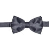 Premium Black Solid Vest Bow Tie Set