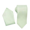 White Solid Vest NeckTie 4 Piece Set for Suits