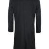 Men's Black Long Jacket-Wool and Cashmere Topcoat Men's Black Long Jacket-Wool and Cashmere Topcoat