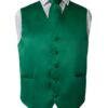 Emerald Green Vest NeckTie Set for Suits Emerald Green Vest NeckTie Set for Suits
