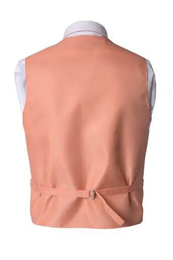 Men’s Pink Solid Vest for Suits & Tuxedos