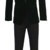Hunter Green with Black Velvet Tuxedo Jacket Men’s hunter green velvet tuxedo jacket with black shawl lapel Slim fit green velvet dinner jacket for men Luxury hunter green velvet blazer for weddings and prom Men’s formal green velvet tuxedo coat Black shawl lapel velvet tuxedo jacket by King Formal Wear Modern slim fit hunter green velvet dinner jacket for black tie events