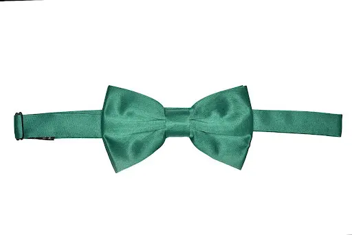 Emerald Green Bow Tie with Matching Pocket Square Set