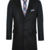 Men’s black wool and cashmere car coat Camel wool cashmere winter car coat for men Charcoal gray formal wool jacket Navy blue men’s winter outerwear coat Men’s wool car coat over suit Premium winter formal car coat by King Formal Wear