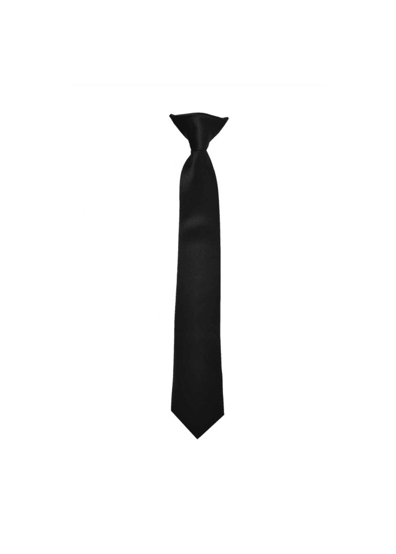 Boy’s Premium Solid Color Turquoise Clip on Necktie for Suits