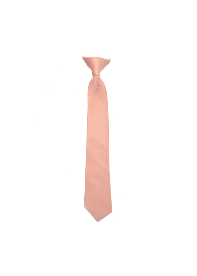 Boy’s Turquoise Premium Solid Color Clip On Neckties