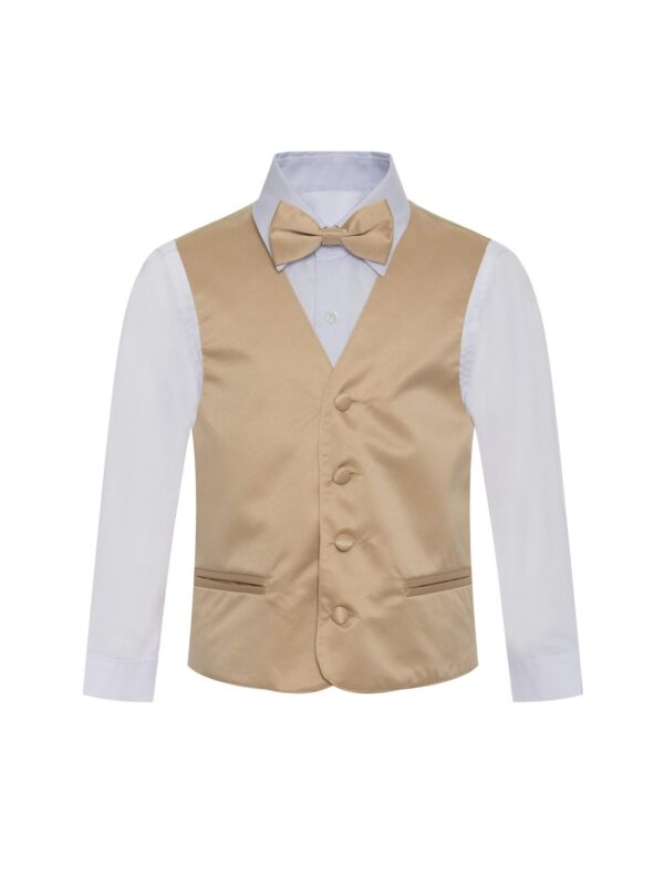 Formal Vest Necktie Bow Tie Three Piece Set for Suits & Tuxedos