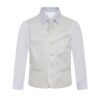 Cream Off White Ivory Formal Vest Necktie Bow Tie Three Piece Set
