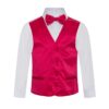 Solid Pink Three Piece Set includes matching NeckTie for Suits