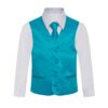 Turquoise Tiffany blue Formal Vest Three Piece Set for Suits & Tuxedos