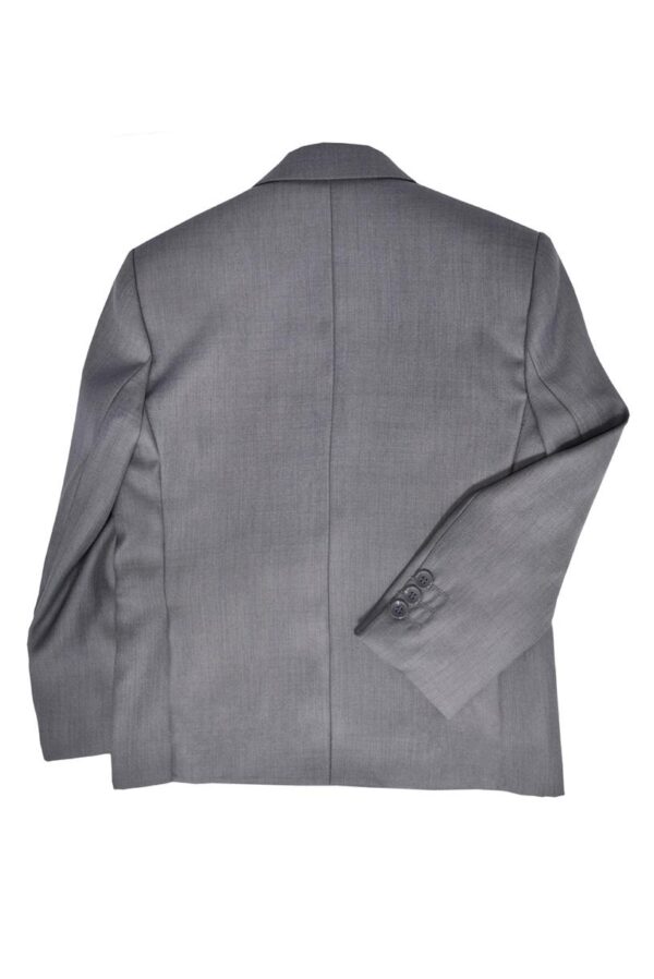 Premium Charcoal Grey Five Piece Suit Set With NeckTie