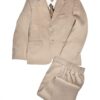 Premium Gold Five Piece Suit Set With NeckTie