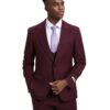 Premium Burgundy-Maroon Three Piece suit Set Premium Burgundy-Maroon Three Piece suit Set