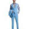Premium Sky-Blue Three Piece suit Set Premium Sky-Blue Three Piece suit Set