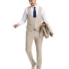 Men's Premium Tan-Beige Three Piece suit Set Men's Premium Tan-Beige Three Piece suit Set