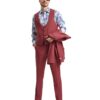 Premium Coral Three Piece suit Set Premium Coral Three Piece suit Set