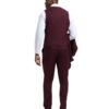 Men's Premium Burgundy-Maroon Three Piece suit Set Men's Premium Burgundy-Maroon Three Piece suit Set