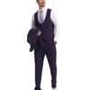 Men's Premium Dark-Purple Three Piece suit Set