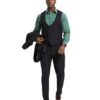Men's Premium black Slim Fit Three Piece suit Set Men's Premium black Slim Fit Three Piece suit Set