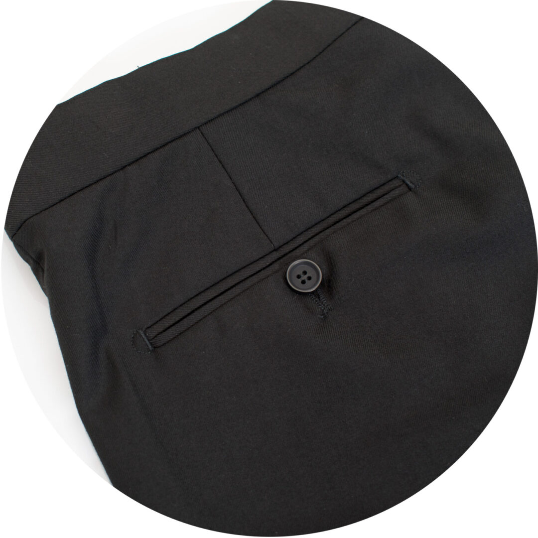 Men's Premium Black 8 Piece suit with Pocket square set
