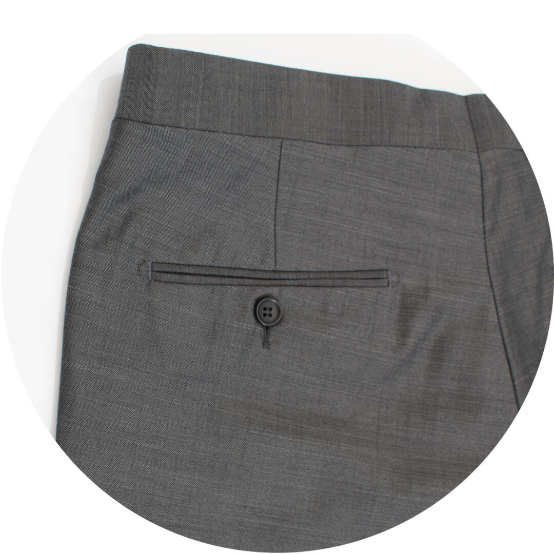 Men's Grey 8 Piece suit with Pocket square set