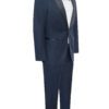 Men's Navy Blue 8 Piece suit set with Pocket square