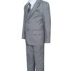 premium eight piece notch lapel suit set Includes Pocket square