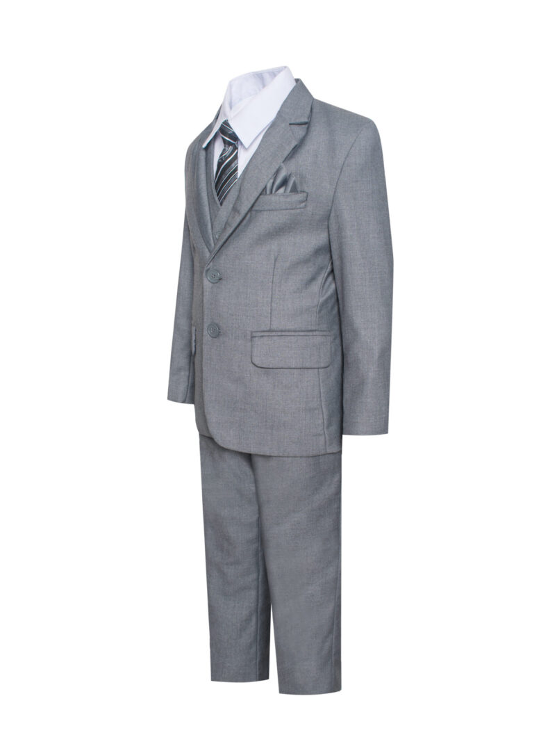 premium eight piece notch lapel suit set Includes Pocket square
