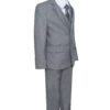 Boys premium eight piece notch lapel suit set Includes Jacket