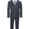 Boys Charcoal Gray Dark Grey 8 Piece Two front pockets with flaps Boys Charcoal Gray Dark Grey 8 Piece Two front pockets with flaps