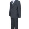 Charcoal Gray Dark Grey 8 Piece with popular notch lapel Charcoal Gray Dark Grey 8 Piece with popular notch lapel