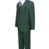 Premium Hunter Green Forest Green eight piece notch lapel suit Premium Hunter Green Forest Green eight piece notch lapel suit