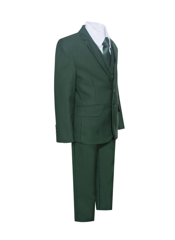 Forest Green Emerald Green 8 Piece notch lapel suit
